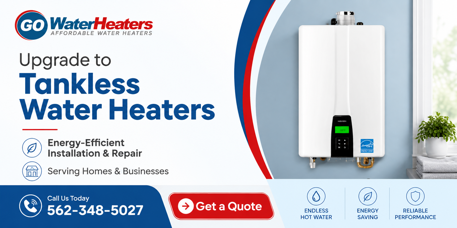 Rinnai Tankless Water Heater Installers in Inglewood, CA