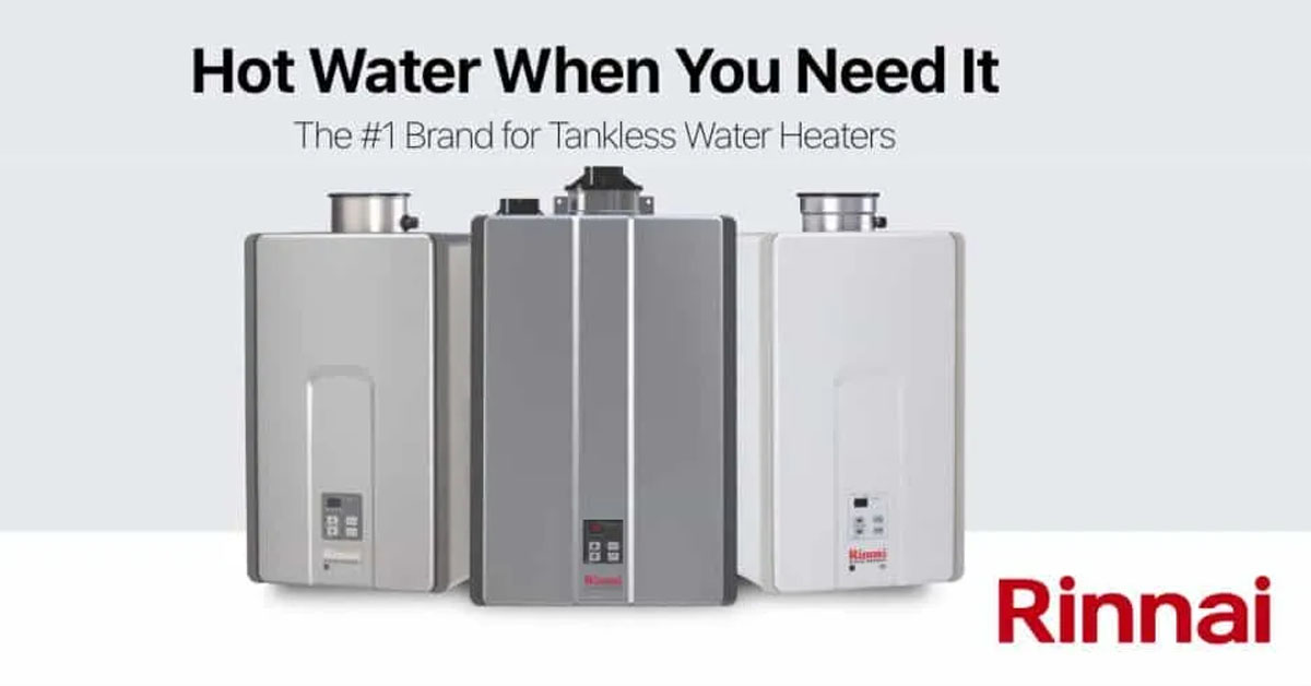 Rinnai Tankless Water Heater Installation Glendale CA